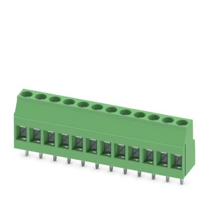 Phoenix Contact MKDS 3 Series PCB Terminal Block, 12-Contact, 5mm Pitch, Wave Soldering, 1-Row, Screw Termination [1711123]; 489-177