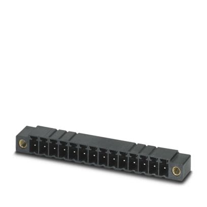Phoenix Contact MC Series Solder PCB Header, 18 Contact(s), 3.5 mm Pitch, 1 Row(s), Shrouded [1713375]; 489-182