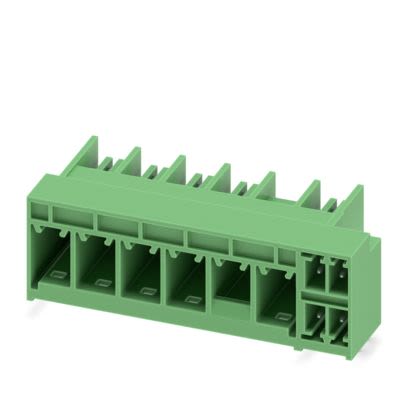 Phoenix Contact PCH Series Wave Soldering Mount PCB Header, 9 Contact(s), 7.62 mm Pitch, 1 Row(s), Shrouded [1717151]; 489-196