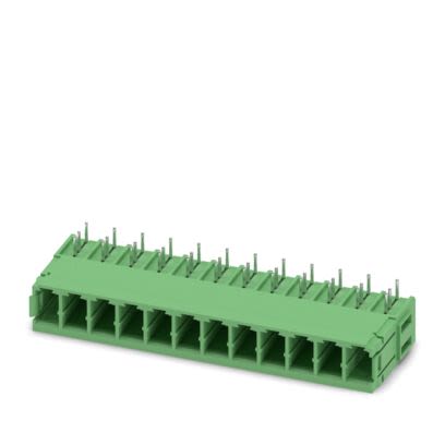 Phoenix Contact PC Series Wave Soldering Mount PCB Header, 12 Contact(s), 7.62 mm Pitch, 1 Row(s), Shrouded [1720783]; 489-207