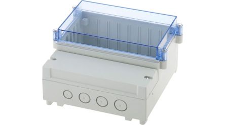 RND RND 455 ABS, Polycarbonate PCB Enclosure, 213x104.5x185mm [RND 455-00077]; 490-350