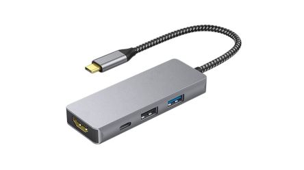 RND 4K USB 3.0, USB-C Docking Station with HDMI - 3 x USB ports, USB C [RND 720-00009]; 490-708