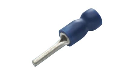 RND, RND 465 Insulated, Tin Crimp Pin Connector, 16AWG to 14AWG, 2mm Pin Diameter, Blue [RND 465-00606]; 490-768
