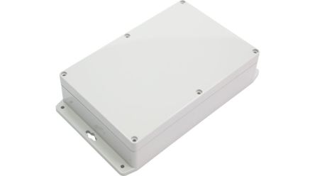 RND RND 455 Series Light Grey Polycarbonate General Purpose Enclosure, IP67, Light Grey Lid, 146x222x55mm [RND 455-01057]; 490-892