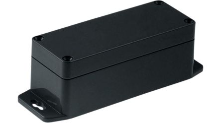 RND RND 455 Series Dark Grey ABS General Purpose Enclosure, IP65, Flanged, Dark Grey Lid, 90x35x35mm [RND 455-00256]; 491-070