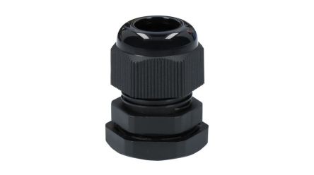 RND RND 465 Series Black Nylon Cable Gland, M32 Thread, 12mm min., 21mm max., IP68 [RND 465-01295]; 491-842