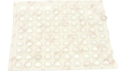 RND Circular Rubber Non Slip Pad, 8mm diameter 8mm width x 8mm length [RND 455-00578]; 491-974