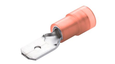 RND RND 465 Red Yes Plug Spade Connector, Spade Connector, 3 x 0.25mm Tab Size [RND 465-01357]; 491-977