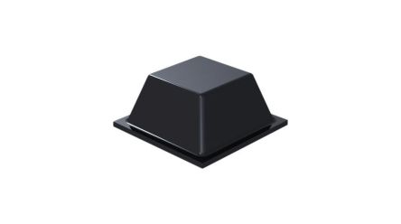 RND Square Polyurethane Self Adhesive Feet, 12.6mm diameter 12.6mm width x 12.6mm length [RND 455-00523]; 492-038