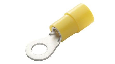 RND, RND 465 Insulated Ring Terminal, Yellow [RND 465-01354]; 492-132