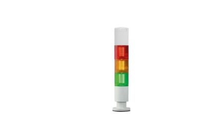 RND RND 430 Series Red/Green/Orange Electronic Sounder Signal Tower, 3 Lights, 24 V, Surface Mount [RND 430-00069]; 492-287