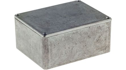 RND RND 455 Series Aluminium Aluminium Alloy General Purpose Enclosure, IP66, Aluminium Lid, 114.7x89.7x55.1mm [RND 455-00720]; 492-359