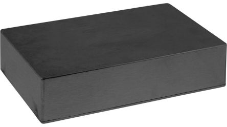 RND RND 455 Series Black Aluminium Alloy General Purpose Enclosure, IP66, Black Lid, 275x175x65.5mm [RND 455-00777]; 492-360