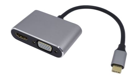 RND 4K USB 3.0 Docking Station with HDMI, VGA - 2 x USB ports, USB C [RND 720-00004]; 492-405