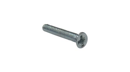 RND Phillips M2.5 Flat Zinc Plated Steel Machine Screw DIN 965 x 6mm [RND 610-00421]; 492-499