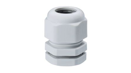RND RND 465 Series Grey Polyamide Cable Gland, PG11 Thread, 5mm min., 10mm max., IP68 [RND 465-01314]; 492-508