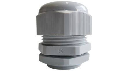 RND RND 465 Series Grey Polyamide Cable Gland, M36 Thread, 18mm min., 25mm max., IP68 [RND 465-00810]; 492-634