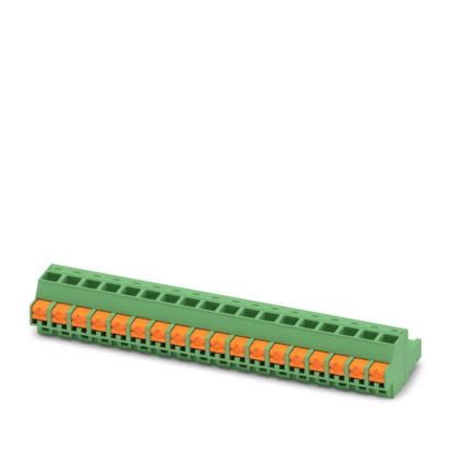 Phoenix Contact FKCOR Series PCB Connector, 18-Contact, 5.08mm Pitch, 1-Row, Push In Spring Termination [1861399]; 492-699