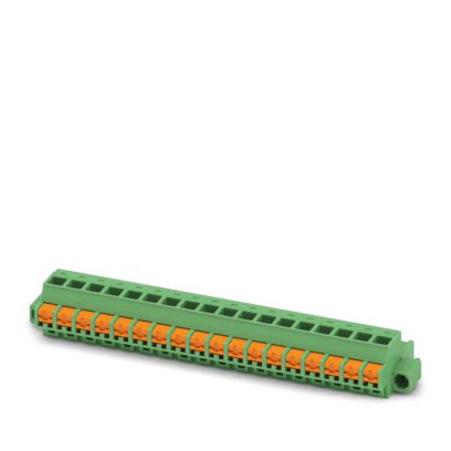 Phoenix Contact FKCOR 2 Series PCB Connector, 18-Contact, 5.08mm Pitch, Screw, 1-Row, Push In Spring Termination [1861629]; 492-703