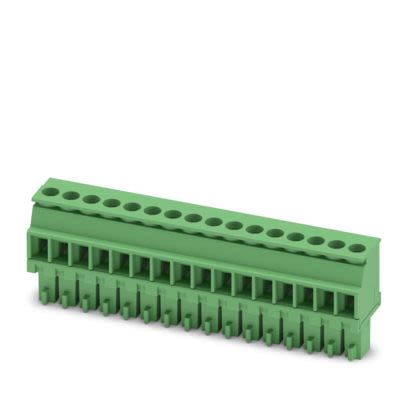 Phoenix Contact MCVR Series PCB Connector, 16-Contact, 3.5mm Pitch, 1-Row, Screw Termination [1863291]; 492-713