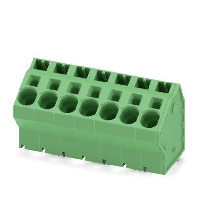 Phoenix Contact SPTA 16 Series PCB Terminal Block, 7-Contact, 10mm Pitch, Wave Soldering, 1-Row, Push In Spring [1819257]; 492-760
