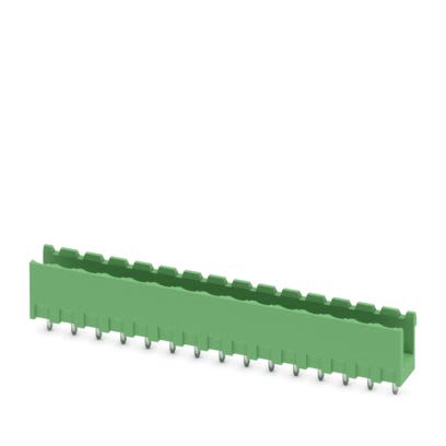 Phoenix Contact MSTBV Series Straight Wave Soldering Mount PCB Header, 15 Contact(s), 5 mm Pitch, 1 Row(s), Shrouded [1753699]; 492-775
