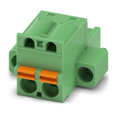 Phoenix Contact FKC 2 Series PCB Connector, 2-Contact, 5.08mm Pitch, Screw, 1-Row, Push In Spring Termination [1754322]; 492-776
