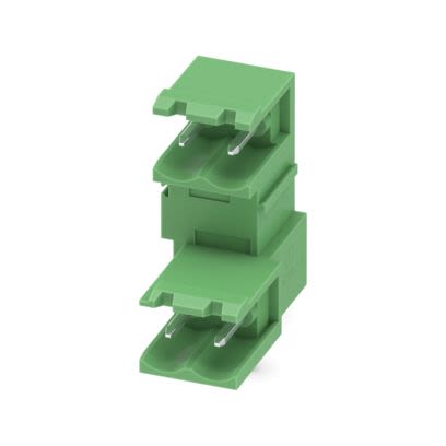 Phoenix Contact MDSTB Series Straight Wave Soldering Mount PCB Header, 4 Contact(s), 5 mm Pitch, 2 Row(s), Shrouded [1762046]; 492-781