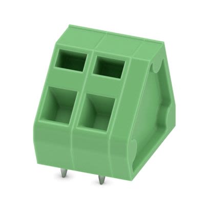 Phoenix Contact ZFKDS Series PCB Terminal Block, 2-Contact, 5.08mm Pitch, Wave Soldering, 1-Row, Spring Cage Termination [1764202]; 492-784