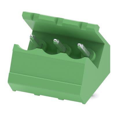 Phoenix Contact SMSTB Series Angled Wave Soldering Mount PCB Header, 3 Contact(s), 5 mm Pitch, 1 Row(s), Shrouded [1769243]; 492-795