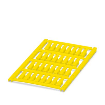 Phoenix Contact UCT Clip On Cable Markers, Yellow, Pre-printed "Unlabeled", 2 → 2.9mm Cable, for Conductor And [0831205]; 492-805