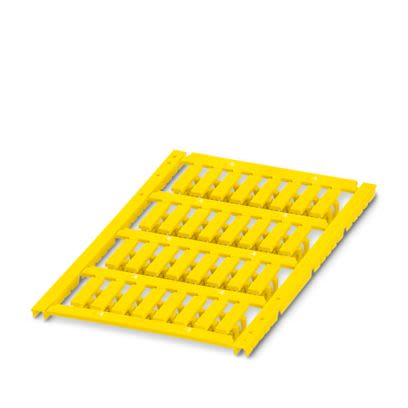 Phoenix Contact UCT Clip On Cable Markers, Yellow, Pre-printed "Unlabeled", 4.1 → 4.7mm Cable, for Conductor And [0831211]; 492-808
