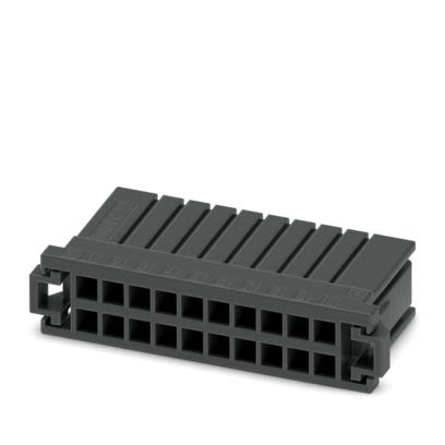Phoenix Contact DD31PC Series PCB Connector, 20-Contact, 3.81mm Pitch, Latching, 1-Row, Crimp Termination [1340481]; 492-863