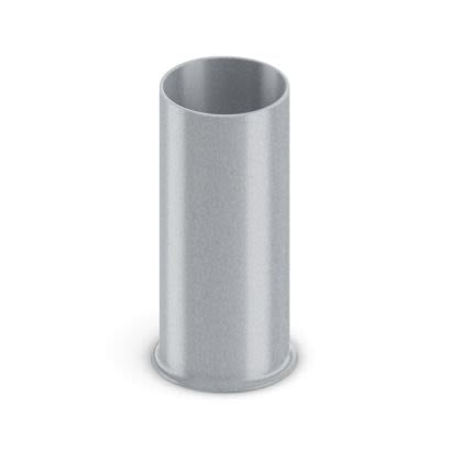 Phoenix Contact Insulated Bootlace Ferrule, 32mm Pin Length, 14.5mm Pin Diameter, Silver [2100018]; 492-905