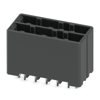 Phoenix Contact DD32H Series Wave Soldering Mount PCB Header, 10 Contact(s), 5.08 mm Pitch, 2 Row(s), Shrouded [1378277]; 492-938