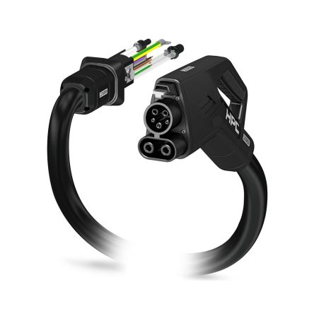 Phoenix Contact 500 A Mode 4, Type 1, EV Charging Cable 5m [1085641]; 493-179