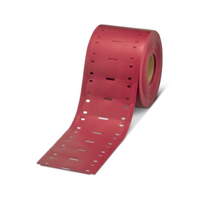 Phoenix Contact WMTB HF Red Cable Labels, 55mm Width, 25mm Height, 500Per Roll Qty [0803316]; 493-368