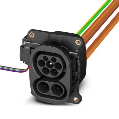 Phoenix Contact 200 A Mode 4, Type 2, EV Charging Cable 1.5m [1383858]; 493-407