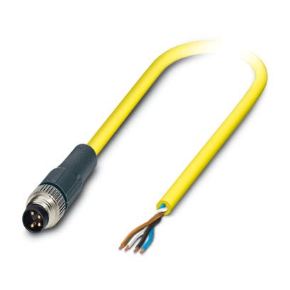 Phoenix Contact Straight Male 4 way M8 to Straight Free Ends Actuator/Sensor Cable, 10m [1406201]; 493-441