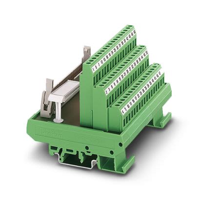 Phoenix Contact VARIOFACE Series 40-Contact Male Interface Module, Flat Ribbon Cable Connector, DIN Rail Mount, 1A [2281584]; 493-456