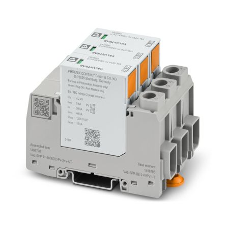 Phoenix Contact Surge Arrester, 4.2kV, DIN Rail Mount [1466776]; 493-502