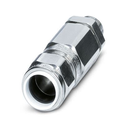 Phoenix Contact 1411 Series Steel Stainless Steel Cable Gland, M50 Thread, 53.1mm min., 40.4mm max., IP66, IP67, IP68 [1411101]; 494-633