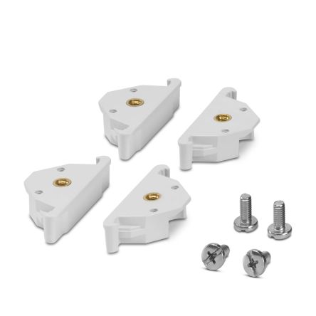 Phoenix Contact OCS CORNER SET Series Polycarbonate Corner Profile for Use with OCS CORNER SET, 25 x 51 x 11mm [1471789]; 494-677