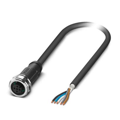 Phoenix Contact Straight Female 5 way M12 to Free Ends Sensor Actuator Cable, 1.5m [1476893]; 494-707