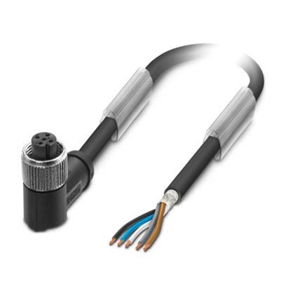 Phoenix Contact Free Ends to Straight Female 5 way M12 Sensor Actuator Cable, 20m [1527760]; 494-724