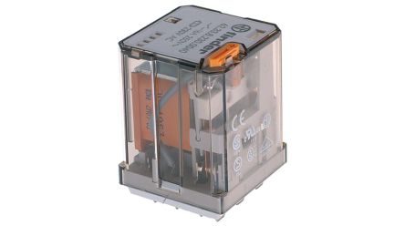 Finder DIN Rail Power Relay, 24V Coil, 16A Switching Current, 3PDT [62.33.8.024.4040]; 494-850