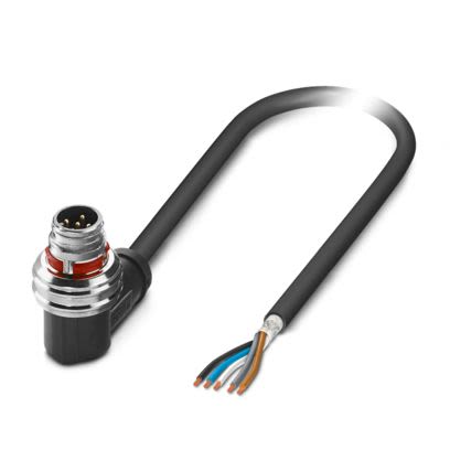 Phoenix Contact Straight Male 5 way M12 to Straight Male 5 way M12 Sensor Cable, 3m [1476898]; 496-039