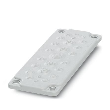 Phoenix Contact MC Series Sheet Steel Galvanised Cable Support for Use with Enclosure, 222 x 92 x 14mm [1422348]; 496-090