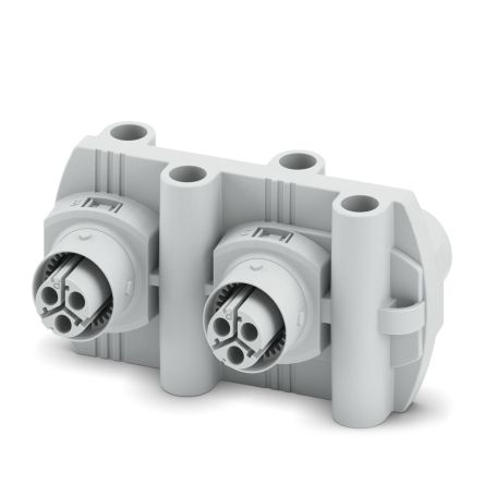 Phoenix Contact 2+PE-Way H Distributor Plug for Panel Mount [1499534]; 496-148
