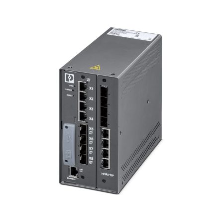 Phoenix Contact EP6404, Network Switch 12 Port Network Switch [1524692]; 496-169